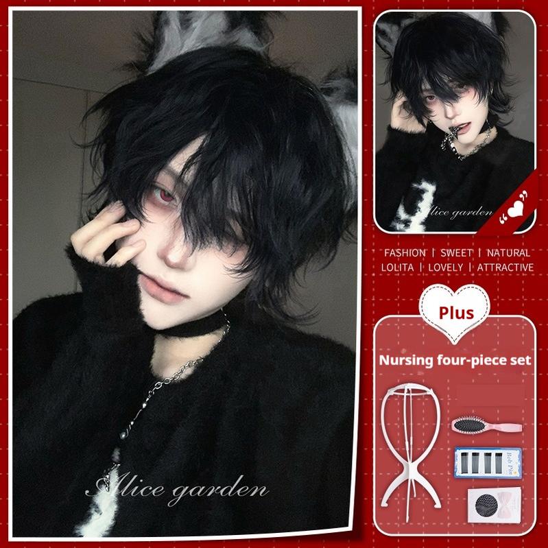 Alicegarden~Ouji Lolita Wig Short Curly Male Lolita Wig