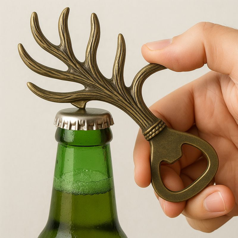 Vintage Antler Bottle Opener