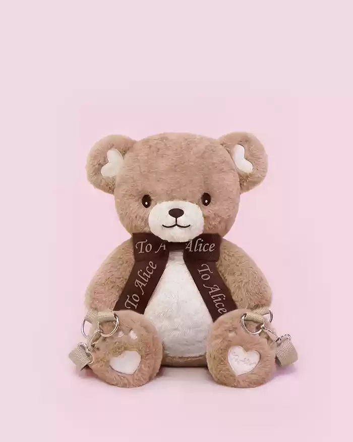 To Alice~Dear Dolls~Sweet Lolita Salopette Bear Print Dress