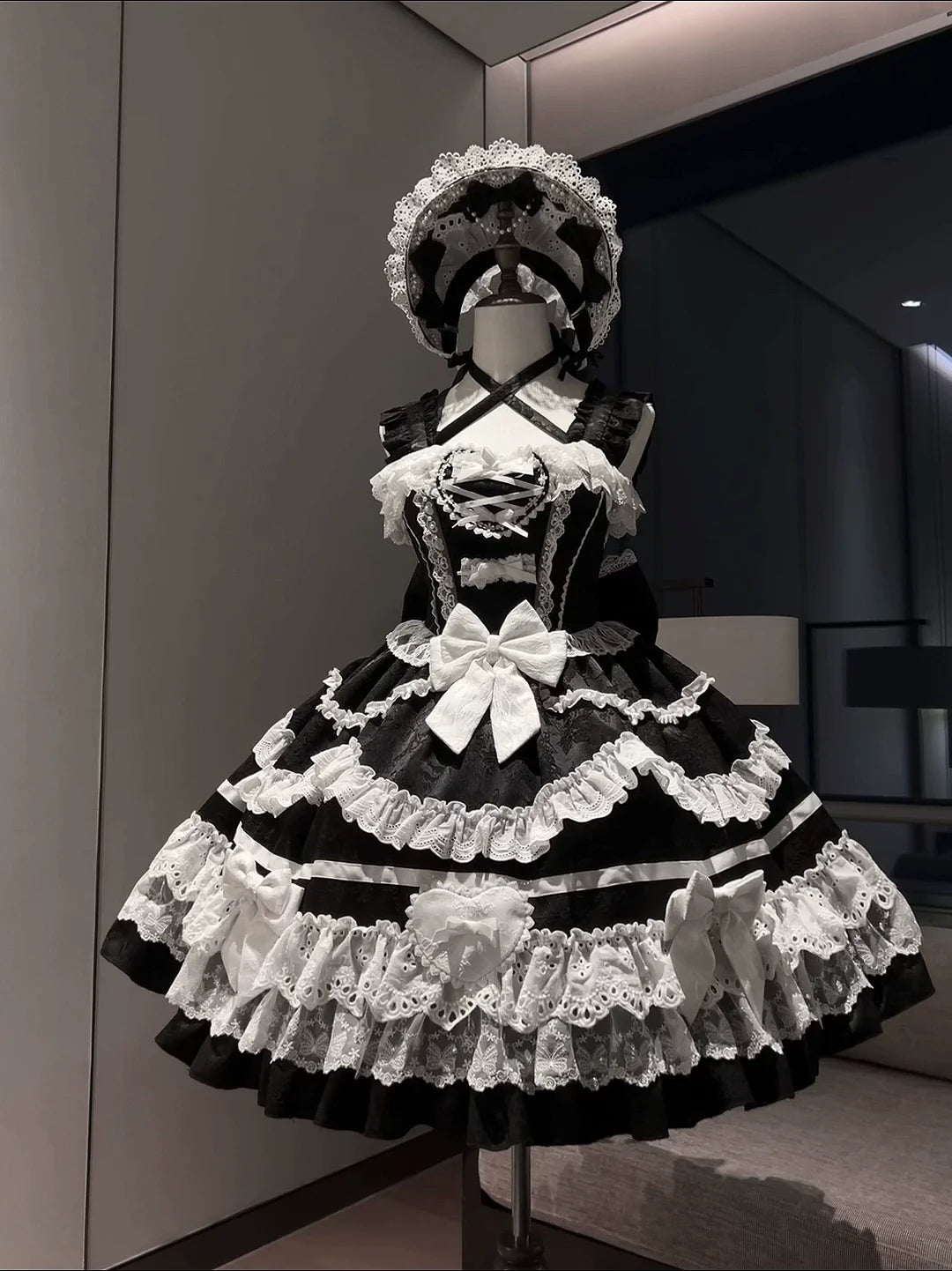 Immersive original~Belia~Old School Lolita JSK Sweet Doll Princess Dress