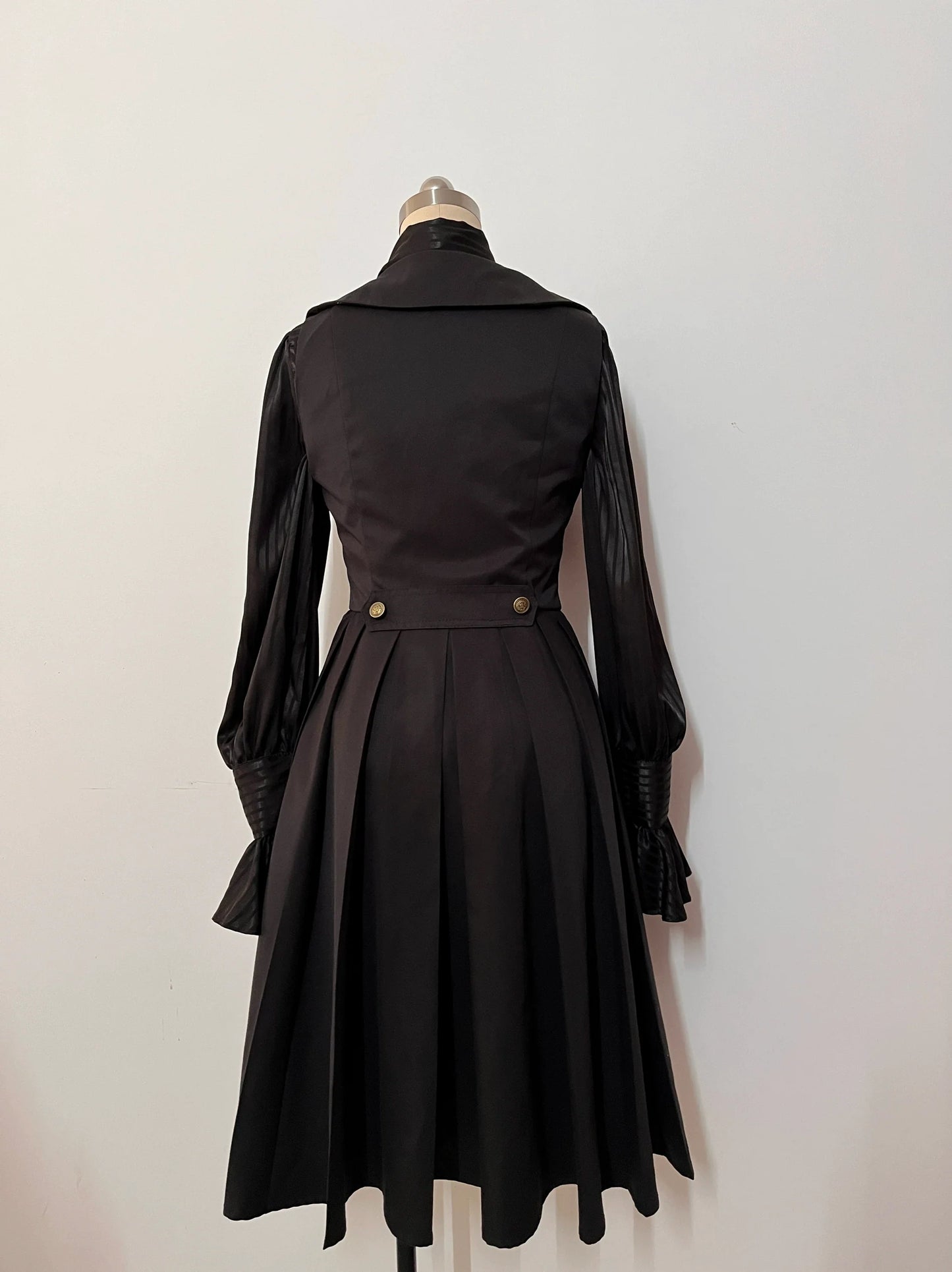 Gazing Galactic~Moonstone~Ouji Lolita Black Vest Prince Long Trailing Vest