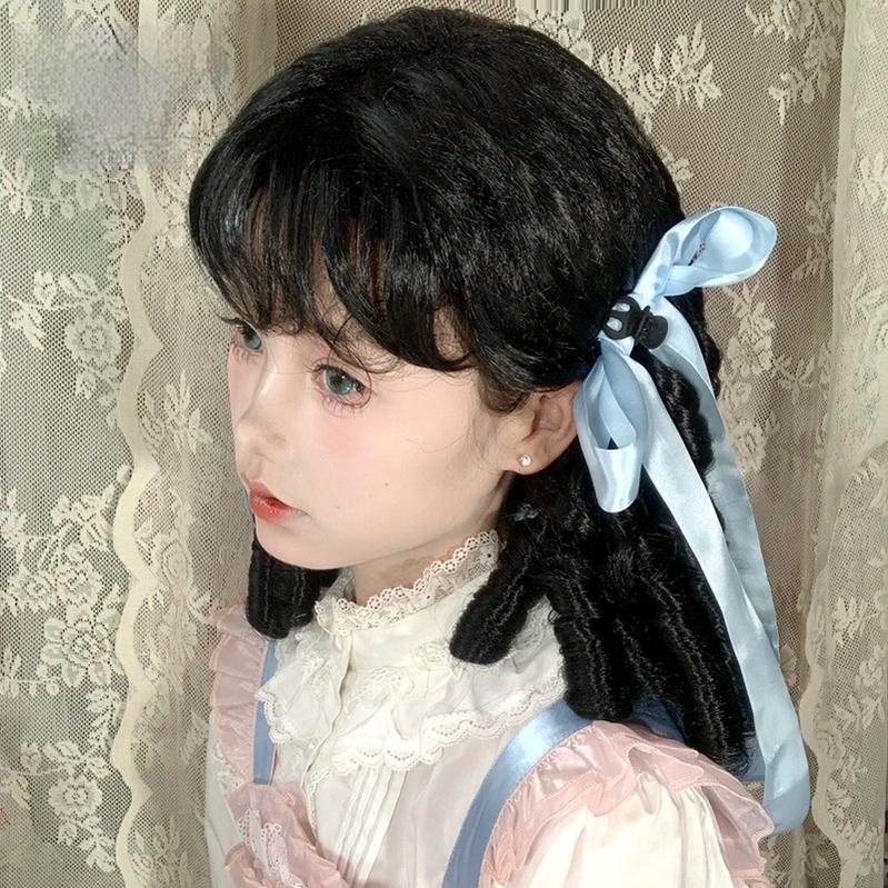 Mabuxi~33CM Sparkling Lolita Wig Roman Curls Gorgeous Court Wig