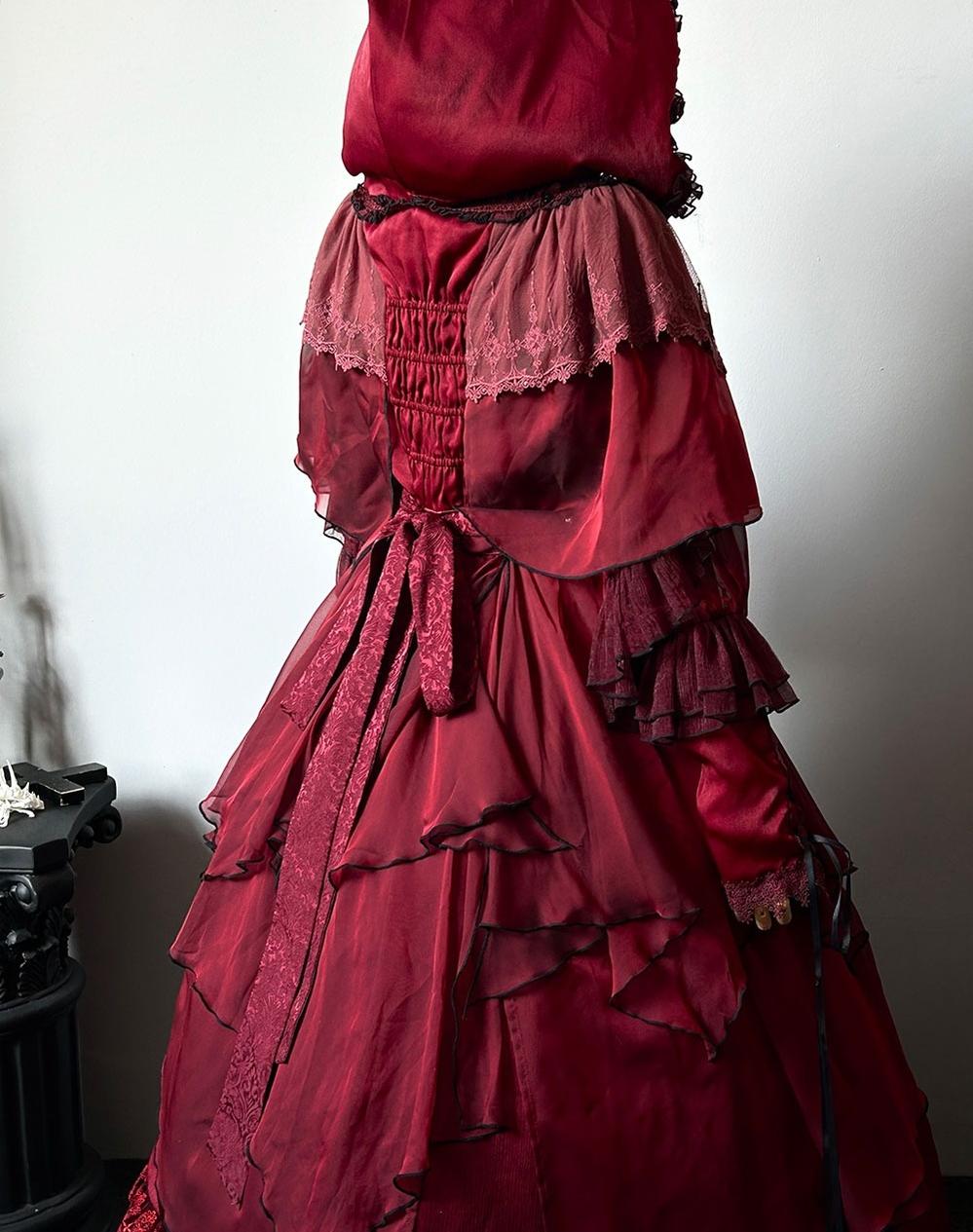 ZJstory~Gothic Lolita Cape Long-sleeved Shawl with Detachable Hood
