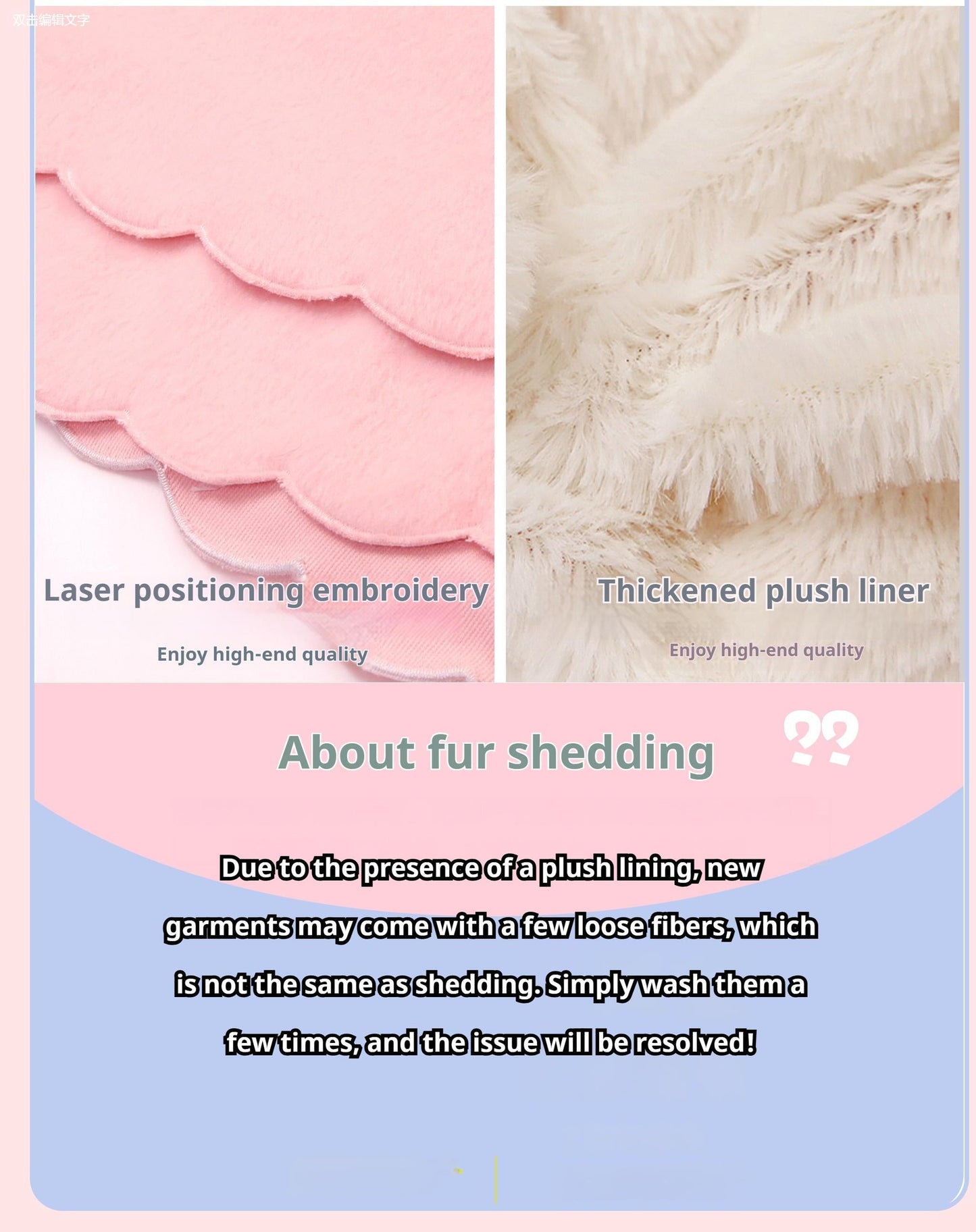 Yayizi~Sweet Lolita Cape Winter Plush Lolita Coat