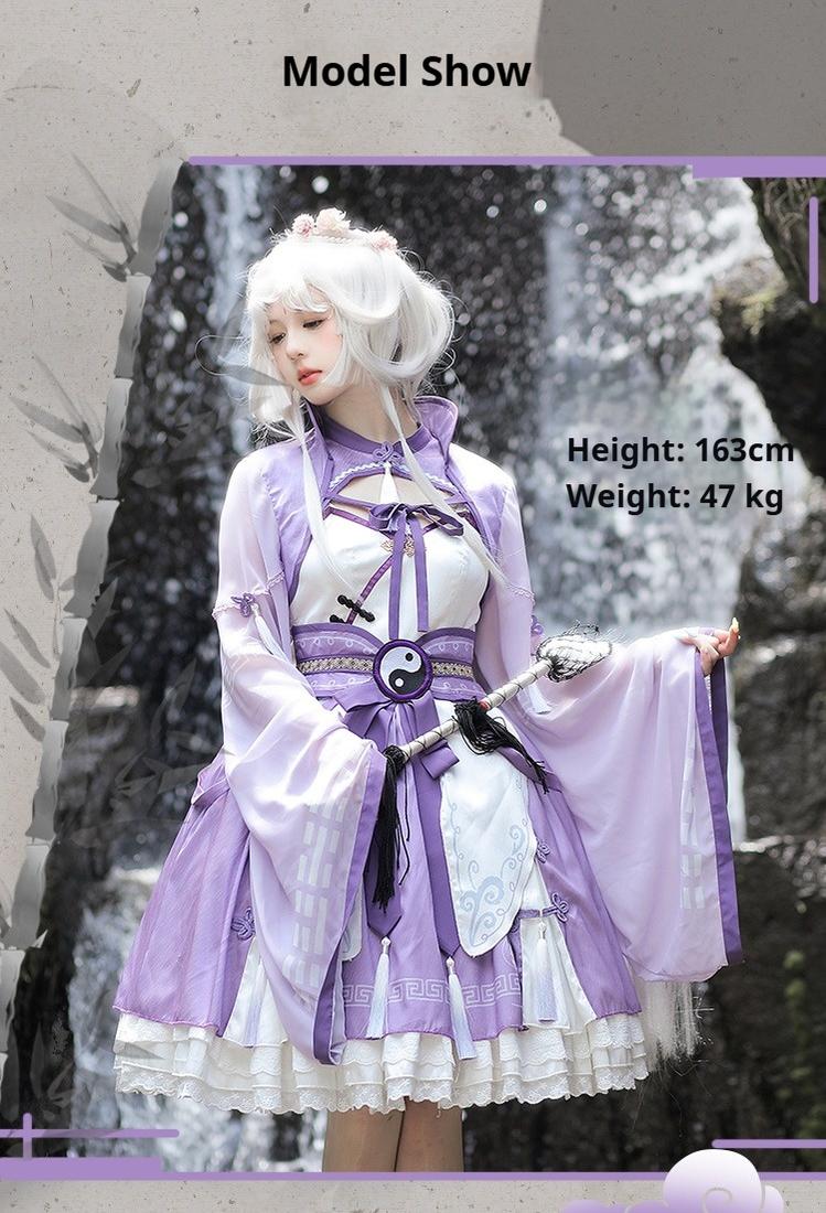 OCELOT~Qi Lolita JSK Suit Chinese Taoism Lolita Dress Set