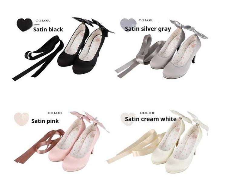 Pure Tea For Dream~Butterfly Specimen~Ballet Style Lolita Shoes Elegant Platform Lolita Heels