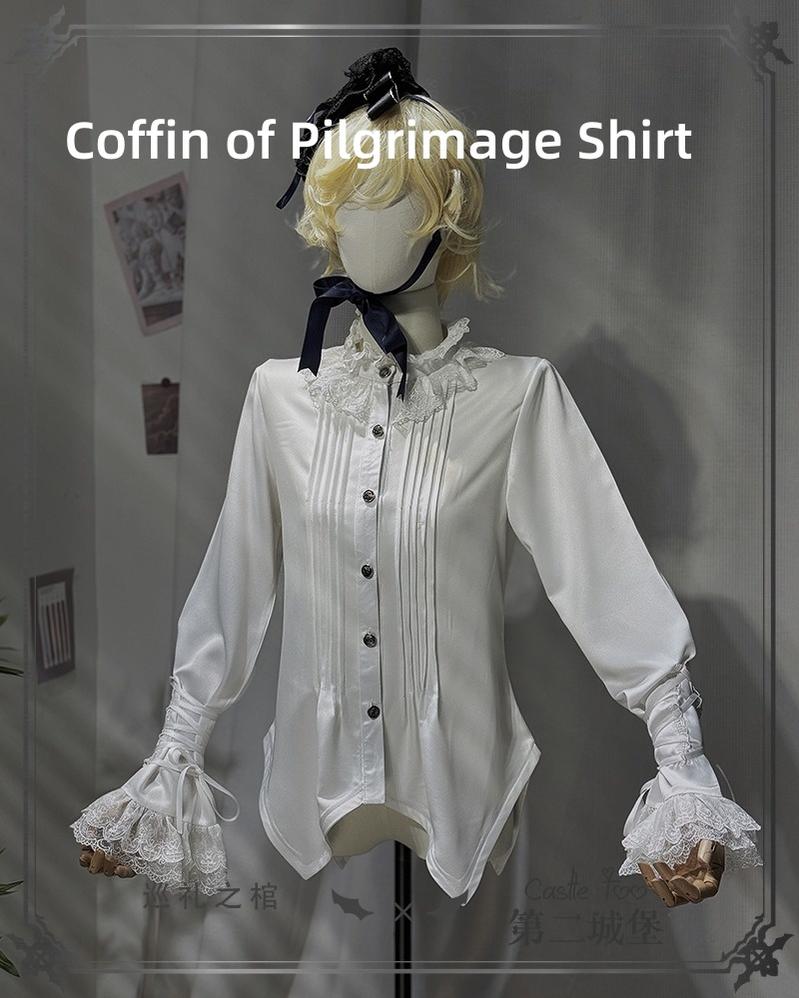 CastleToo~Erosion Heart F-Type~Ouji Lolita Suit Black Velvet Shorts and Skirt