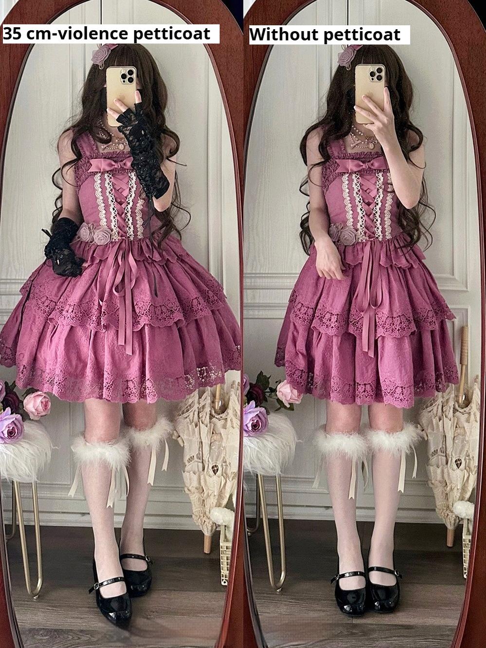 Miss Point~Forest Waltz~Classic Lolita Tiered Skirt Multi-layer Embroidered SK