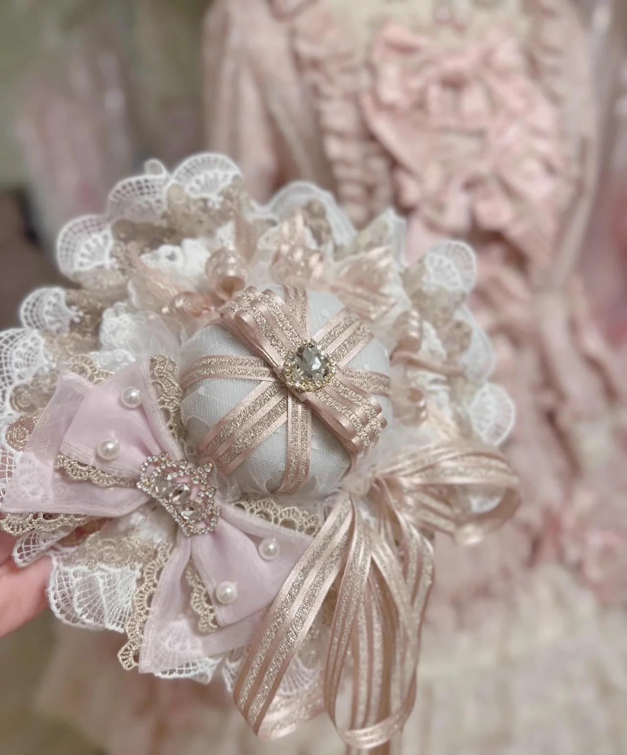 Cheese Cat~Sweet Lolita Cake Top Hat Handmade Lolita Accessory