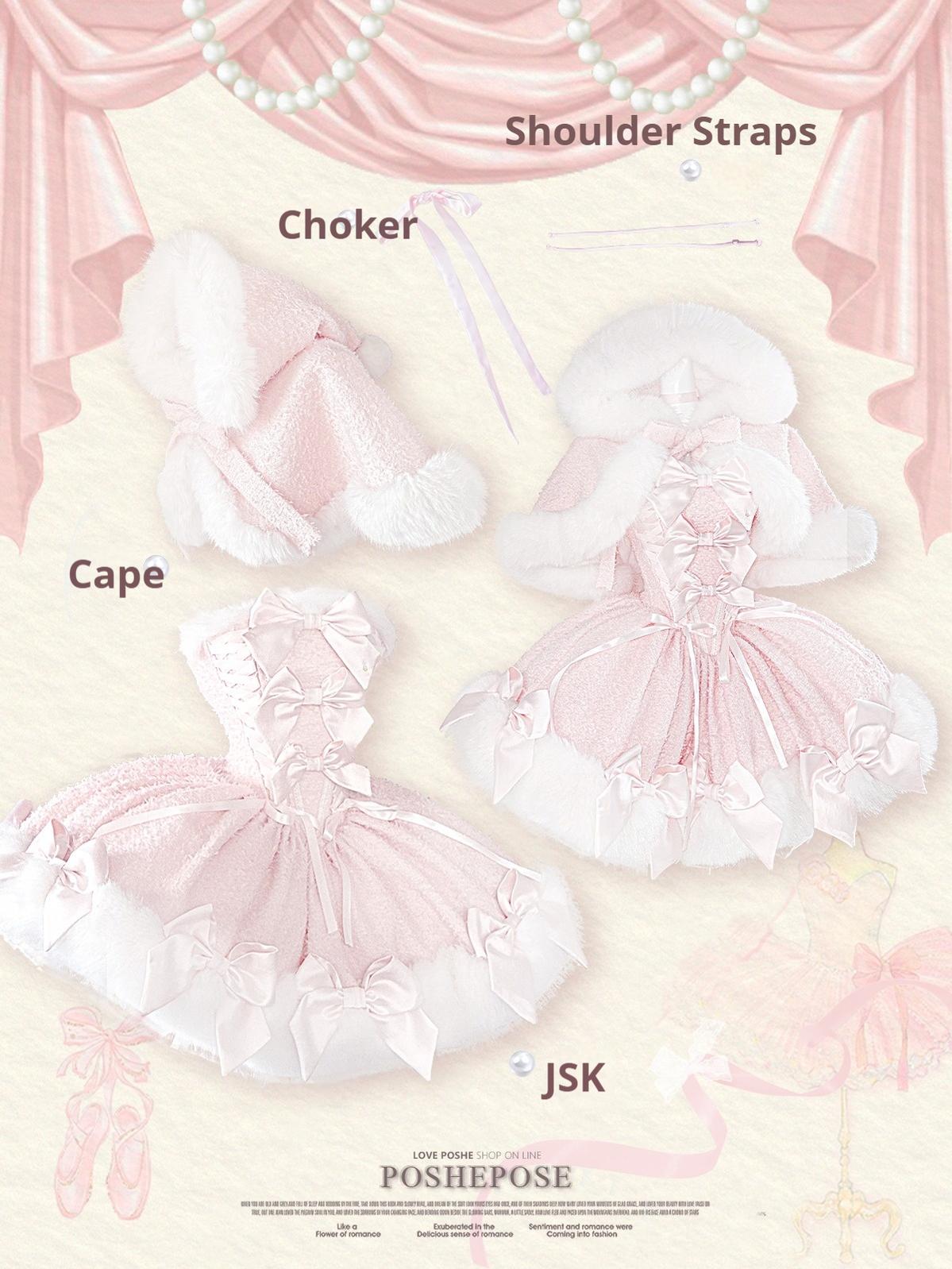 POSHEPOSE~Gorgeous Lolita Dress Outfit Christmas Jumper Dress Collection