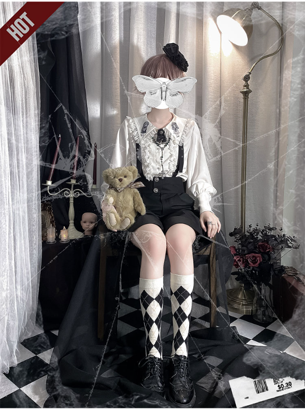CastleToo~Corroding the Heart~Kodona Fashion Brolita Ouji Prince Shirt Suspenders