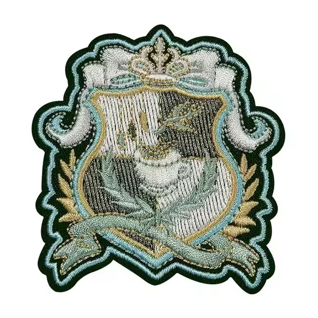 Customized Football Team Embroidered Woven Badges Patches