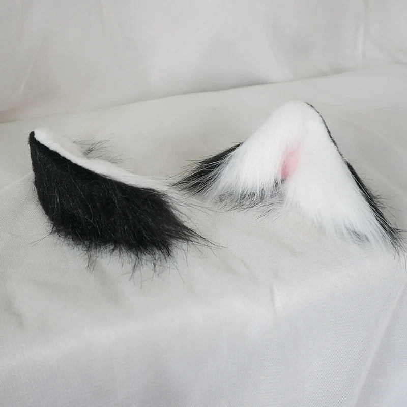 MaoJiang Handmade~Sweet Lolita Headdress Cat Ear Hair Clips