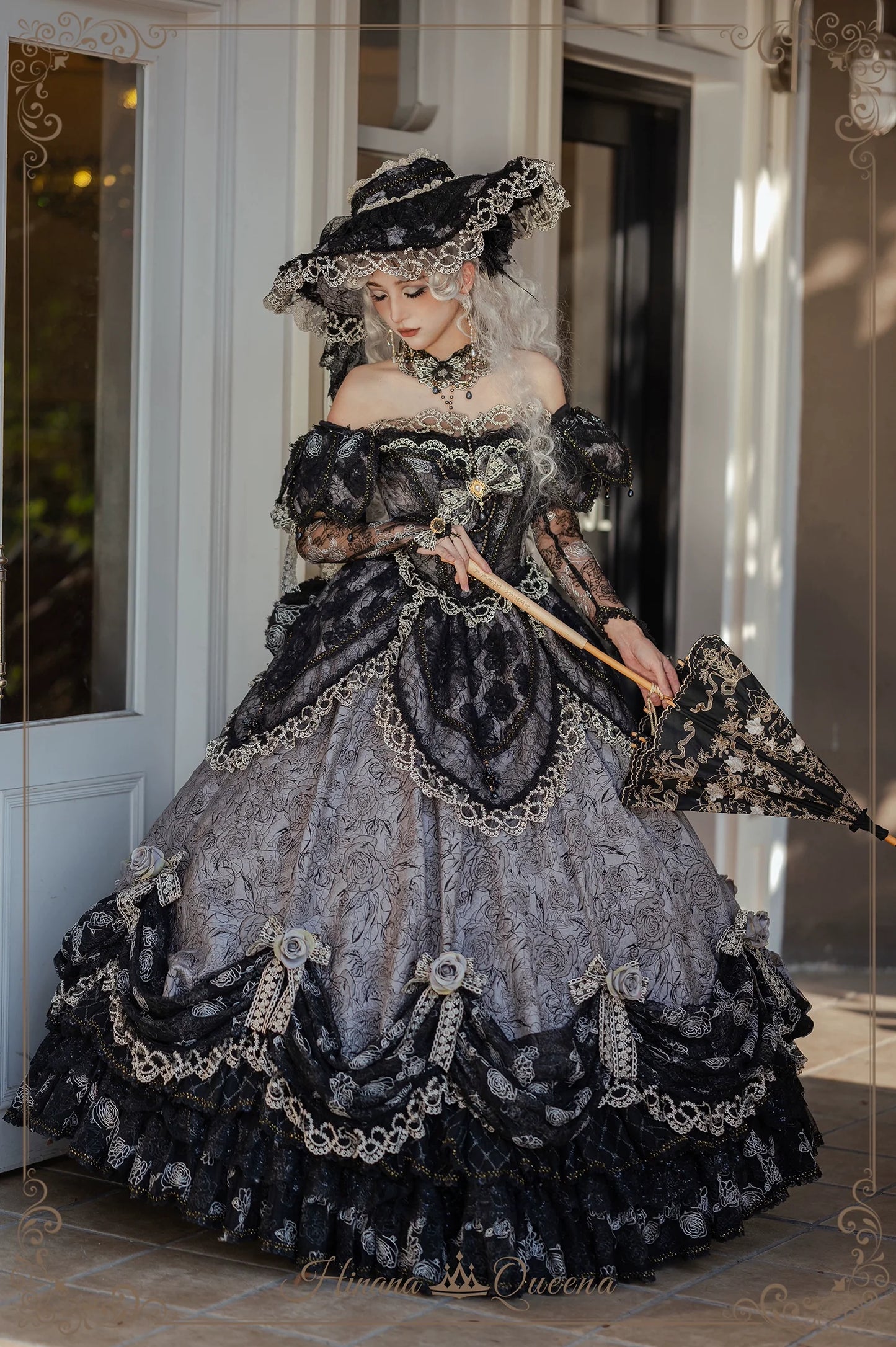 Hinana Queena~With Belle~Bridal Wedding Lolita OP Dress Available for Custom Size
