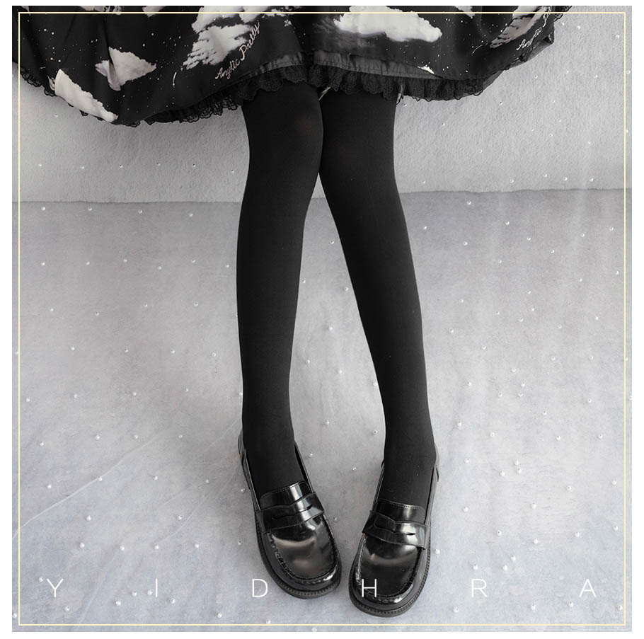 Yidhra~120D Daily Lolita Solid Color Velvet Spring Leggings