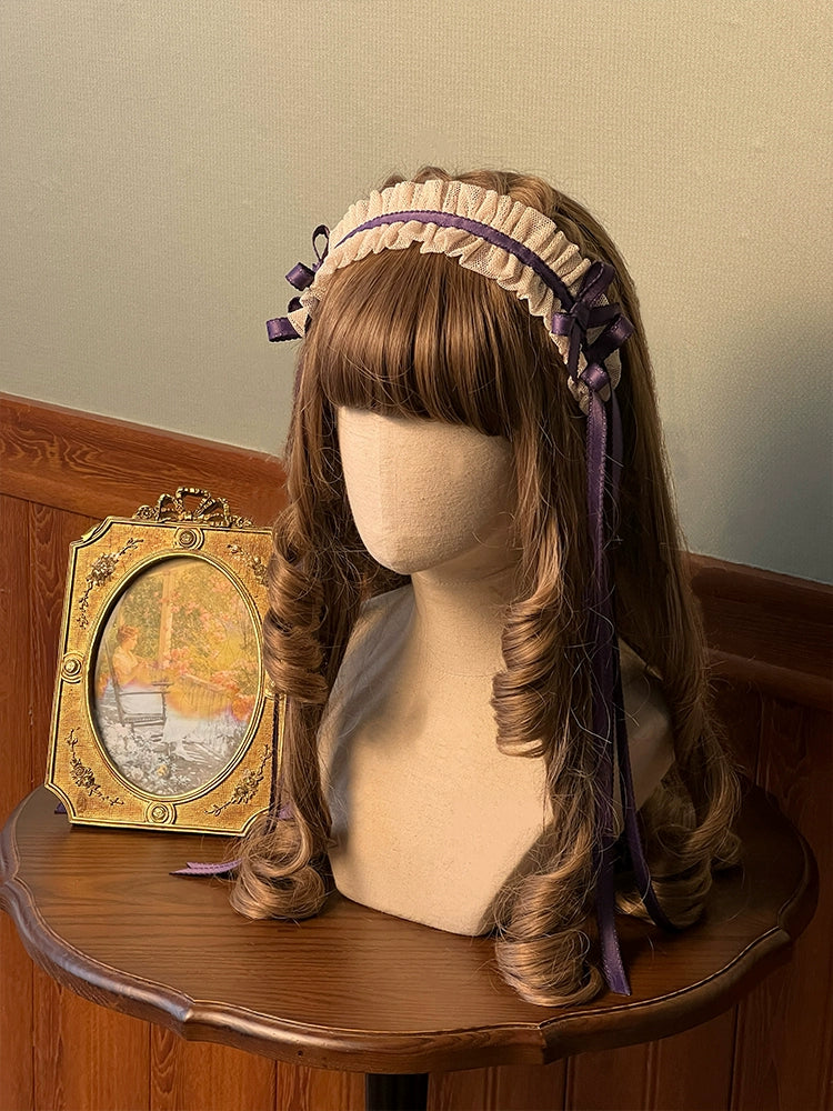 Alice girl~Yesterday Morning Mist~Classic Lolita KC Elegant Lolita Headdress