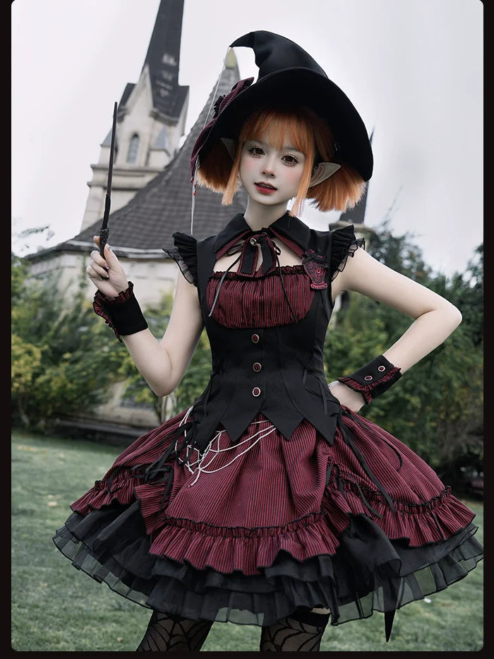 Alice Girl~Lolita Potion~Gothic Lolita Cuffs and Embroidered Badge