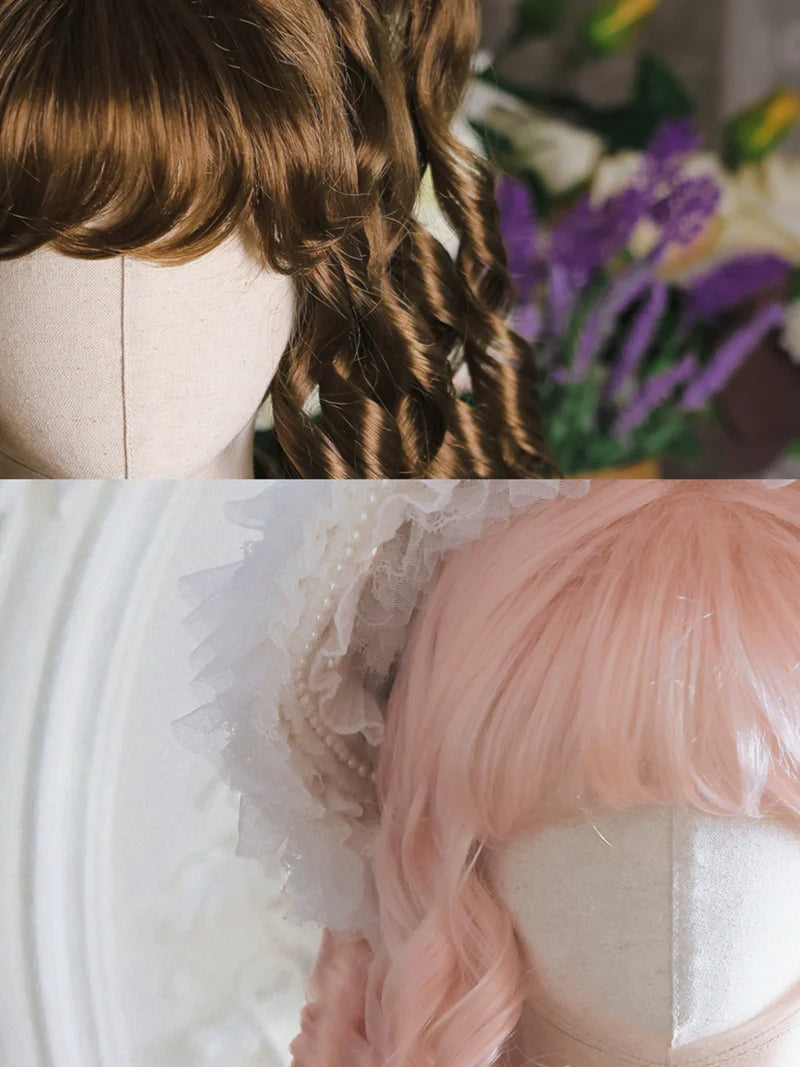 Mabuxi~Retro Lolita Wig Elegant Roman Curls Gorgeous Court Wigs