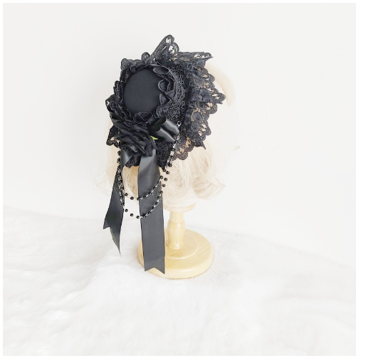 Day Dream~Gothic Lolita Top Hat Lolita Tea Party Halloween Hair Accessory