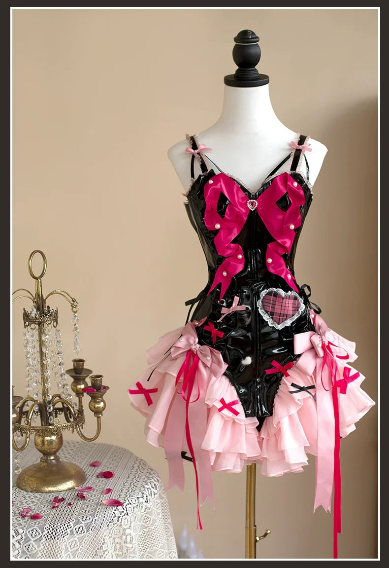 Signorina~Daydreamer~Gothic Lolita Shorts Set Lolita Fishbone Corset