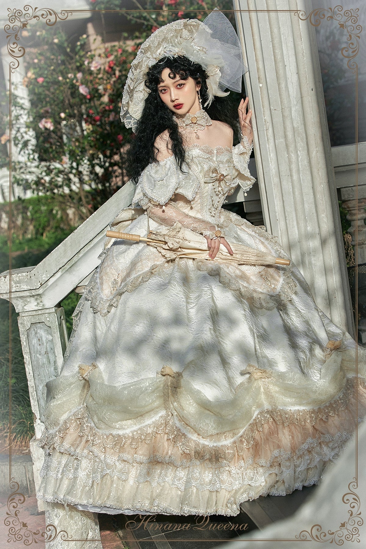 Hinana Queena~With Belle~Bridal Wedding Lolita OP Dress Available for Custom Size