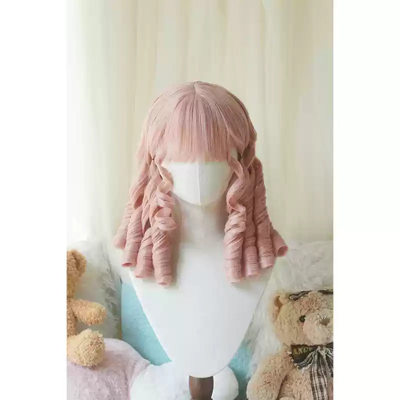 Imperial Tea~Retro Lolita Wig Short Roman Curl Hairpiece