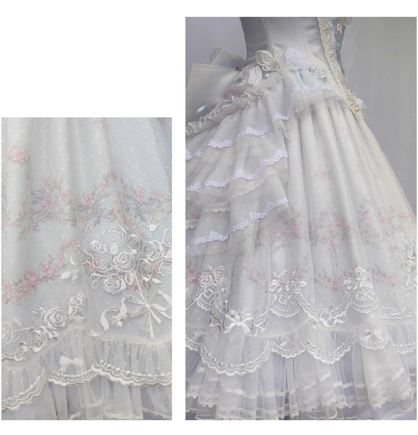 (BFM)Garden Cat~Dreamy Dance Gorgeous Lolita JSK and SK