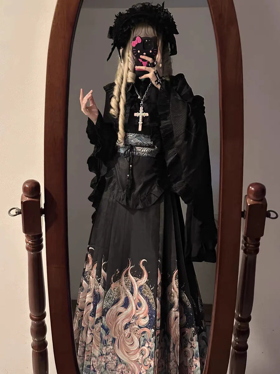 Honey Princess~Handmade Gothic Lolita BNT Halloween Lolita Hat