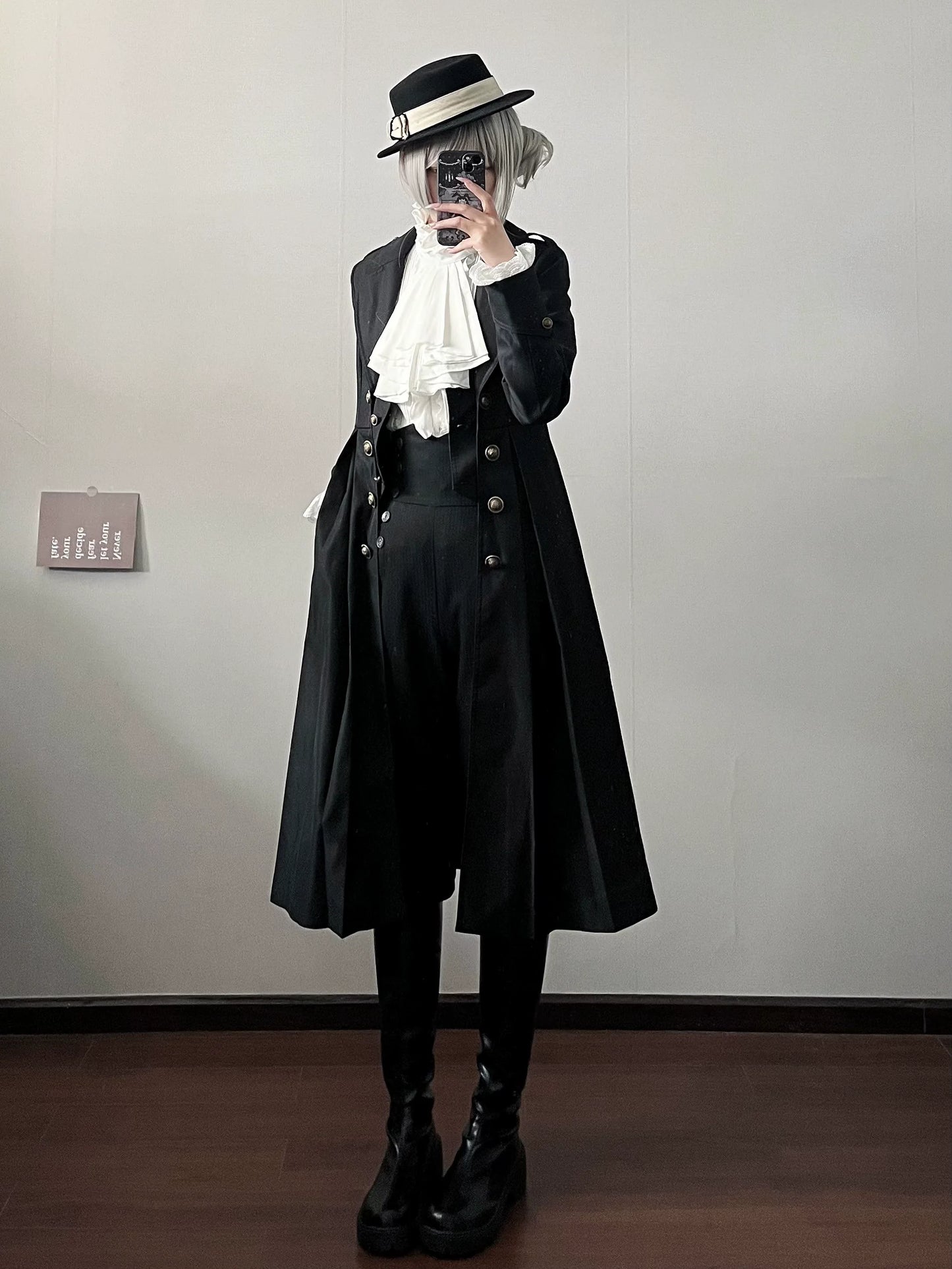 Gazing Galactic~Paranoia Punishment~Ouji Lolita Trench Coat Gothic Lolita Coat