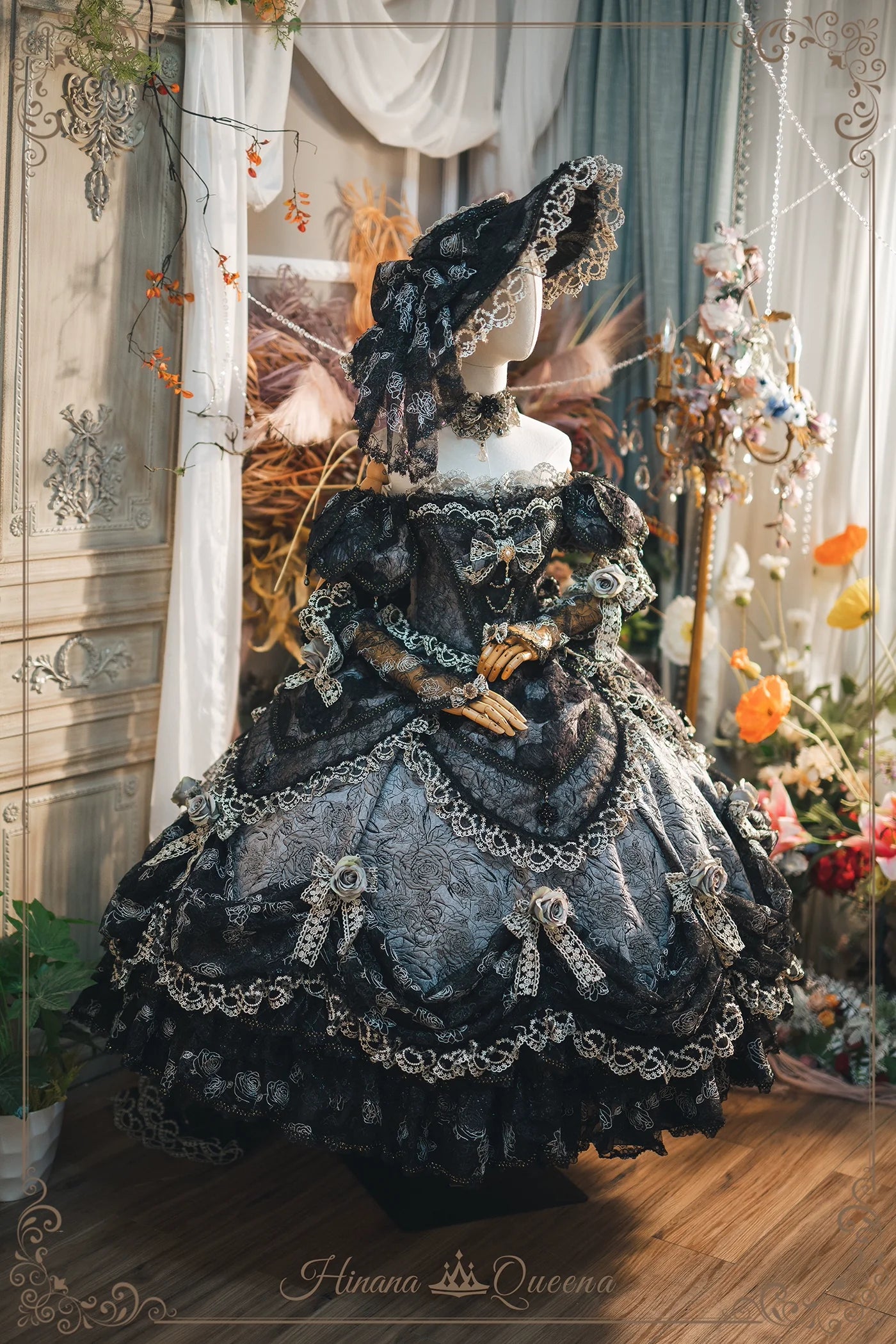 Hinana Queena~With Belle~Bridal Wedding Lolita OP Dress Available for Custom Size