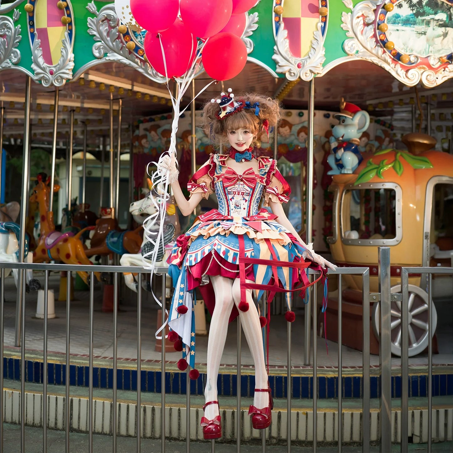 Half Sweet Lolita~Circus Fairy Tale Opener~Doll-Like Kawaii Lolita Dress