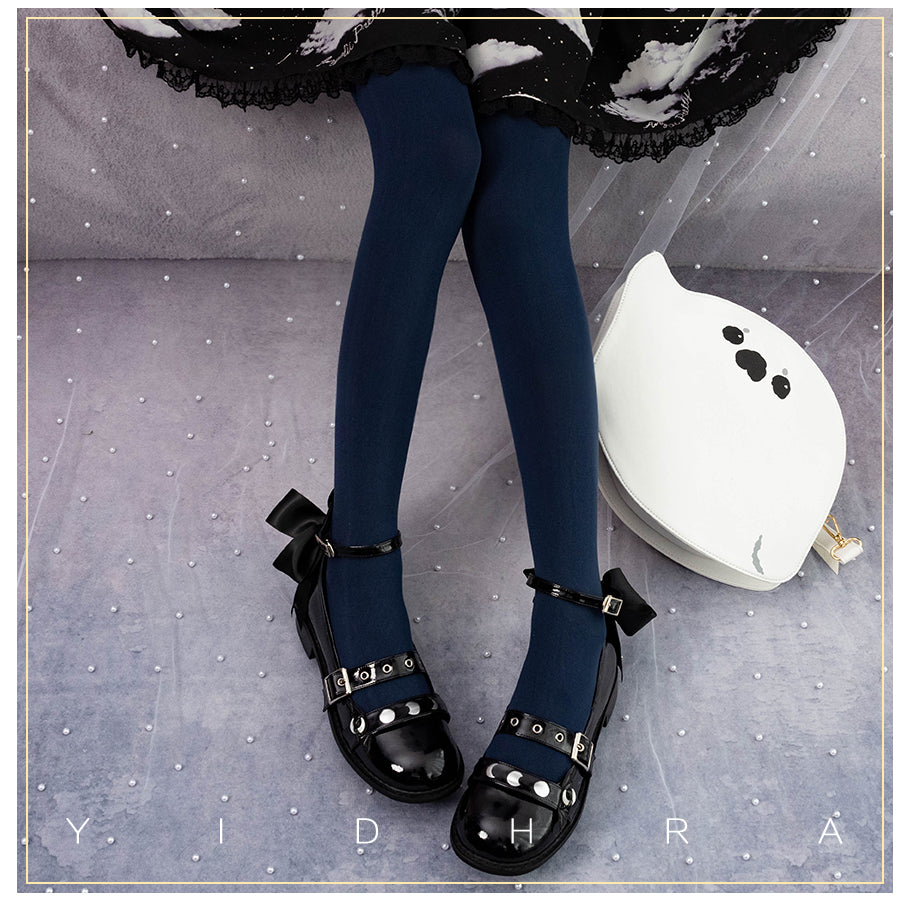 Yidhra~120D Daily Lolita Solid Color Velvet Spring Leggings