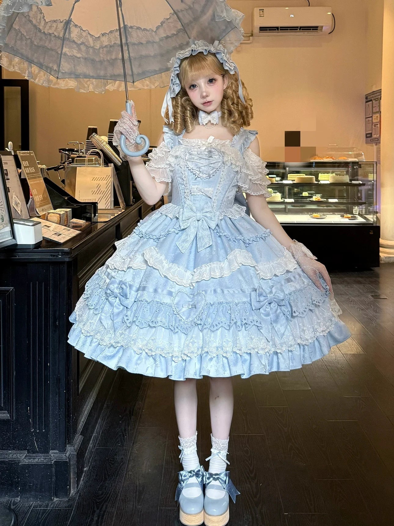 Immersive original~Belia~Old School Lolita JSK Sweet Doll Princess Dress