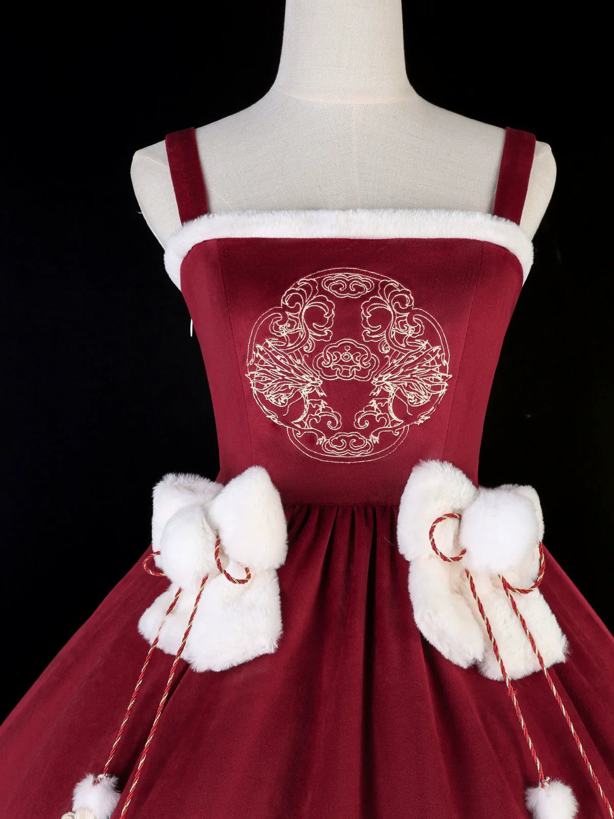 Your Princess~Qi Lolita JSK Suit New Year Lolita Bolero and Dress