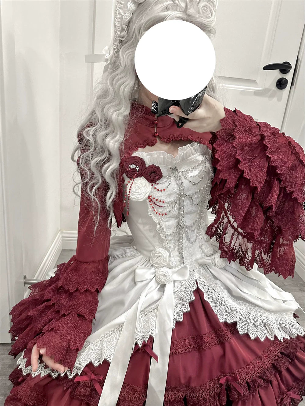 LeMiroir~Saint~Gothic Lolita Bolero Skirt Mermaid Dress Corset