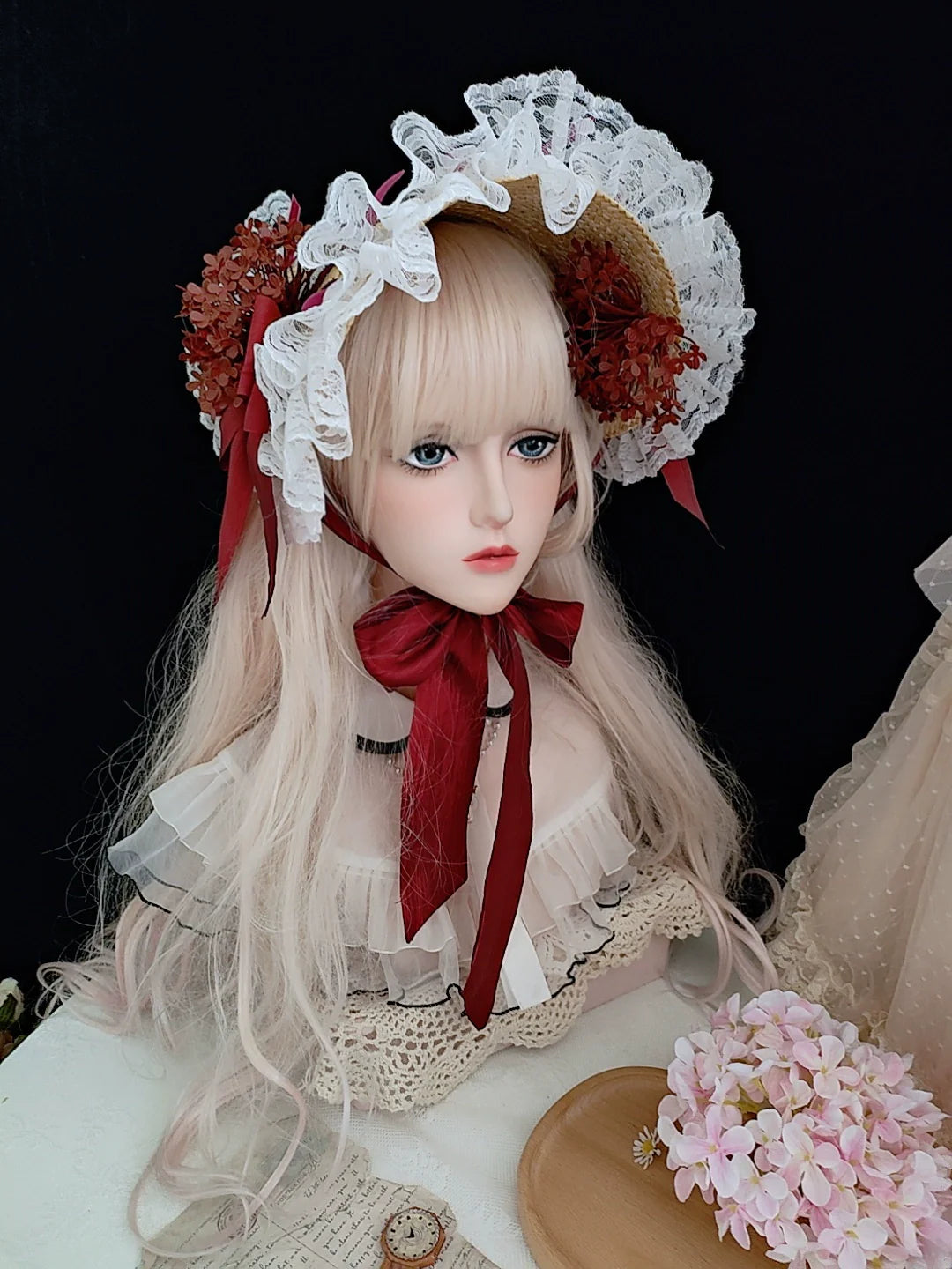 Honey Princess~Handmade Gothic Lolita BNT Halloween Lolita Hat