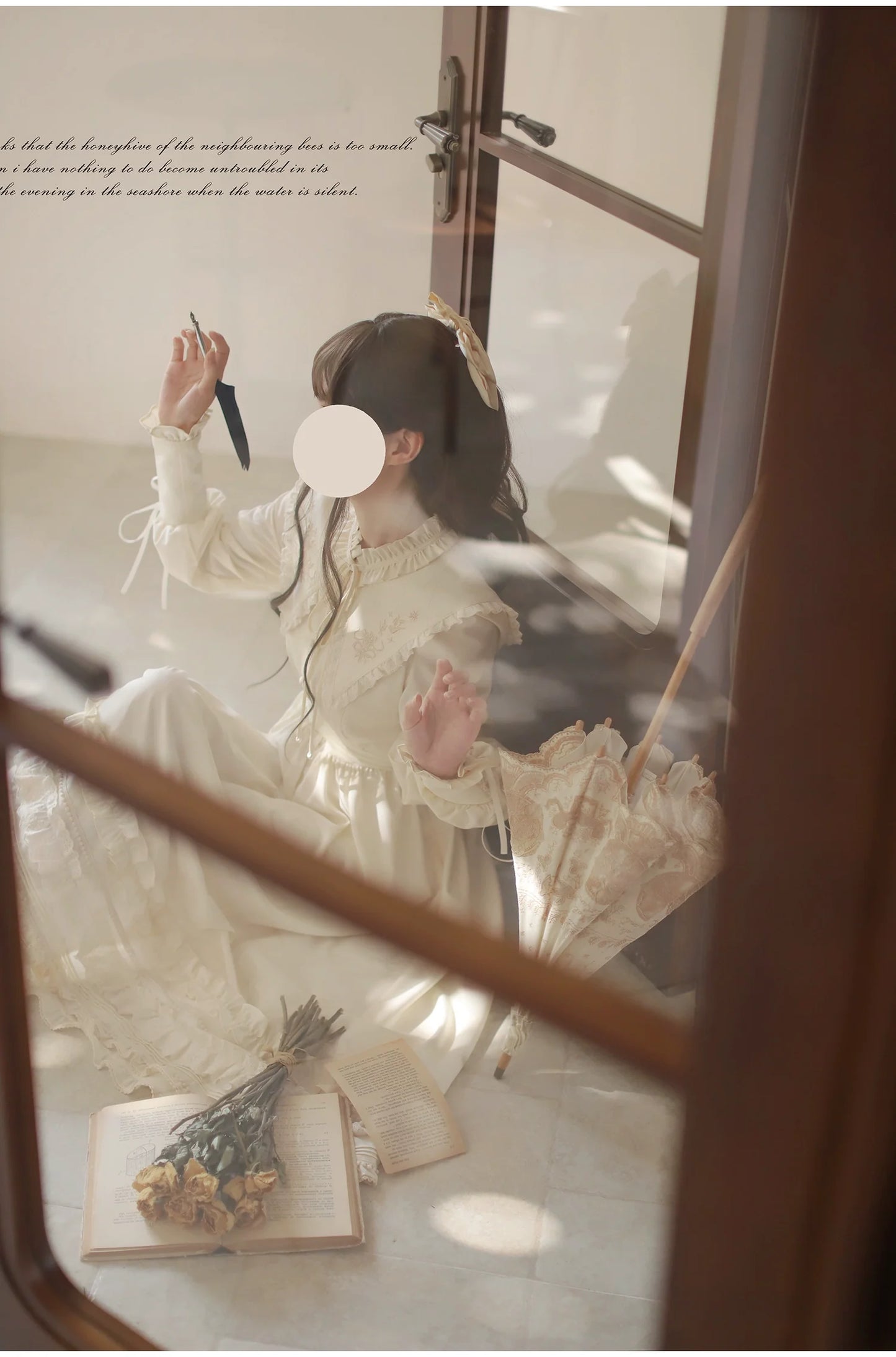 HuTaoMuJK~Wind Kiss Tulip~Classic Lolita OP Elegant Lolita Cardigan