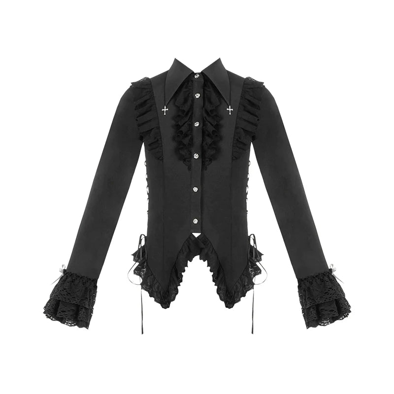 With PUJI~Poem of Dusk~Gothic Lolita Bust-supporting Dress Suit