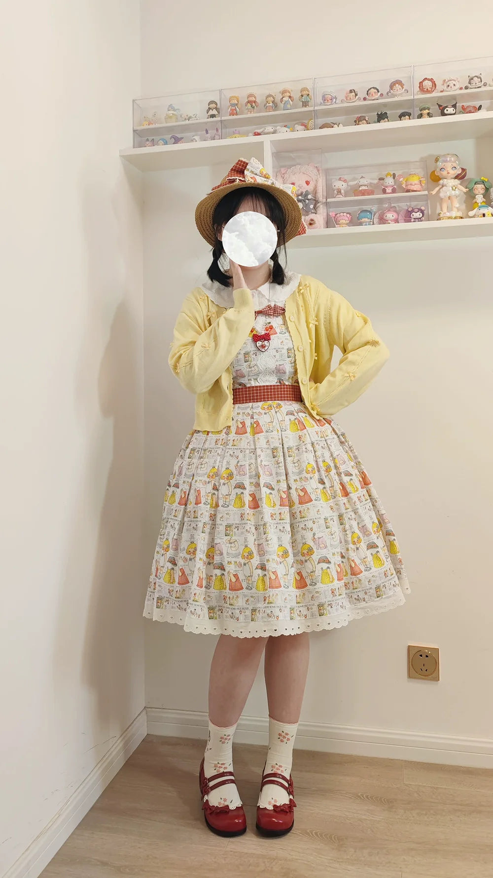 Miss Cube~Dress Up Dolls~Summer Kawaii Lolita JSK Dress Customized Size
