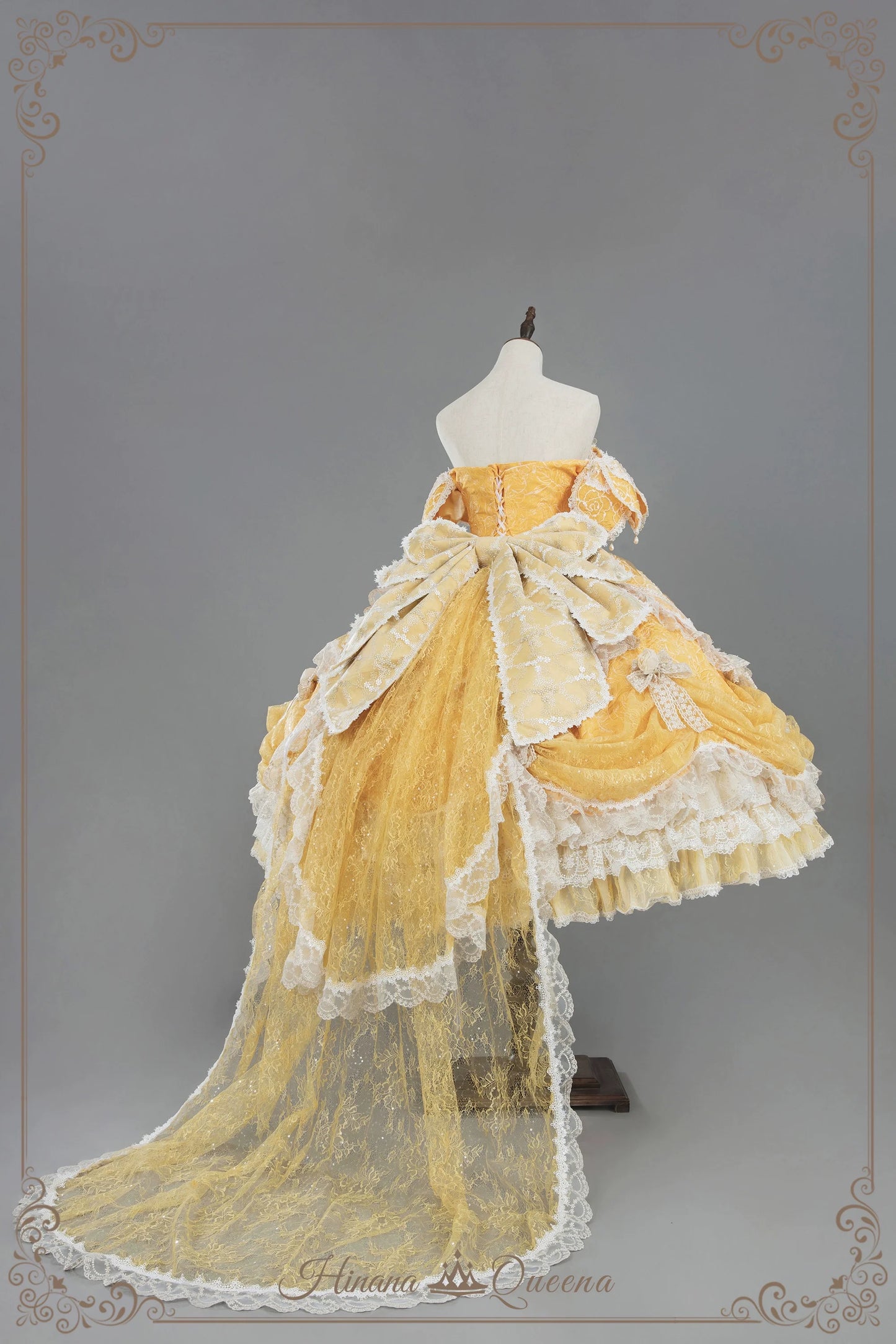 Hinana Queena~With Belle~Bridal Wedding Lolita OP Dress Available for Custom Size