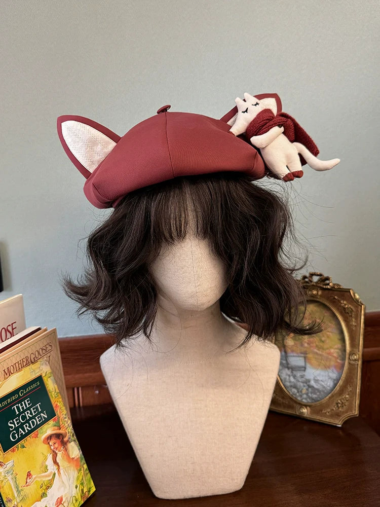 Alice Girl~Fox Band~Sweet Lolita Accessorry Fox Decoration Doll