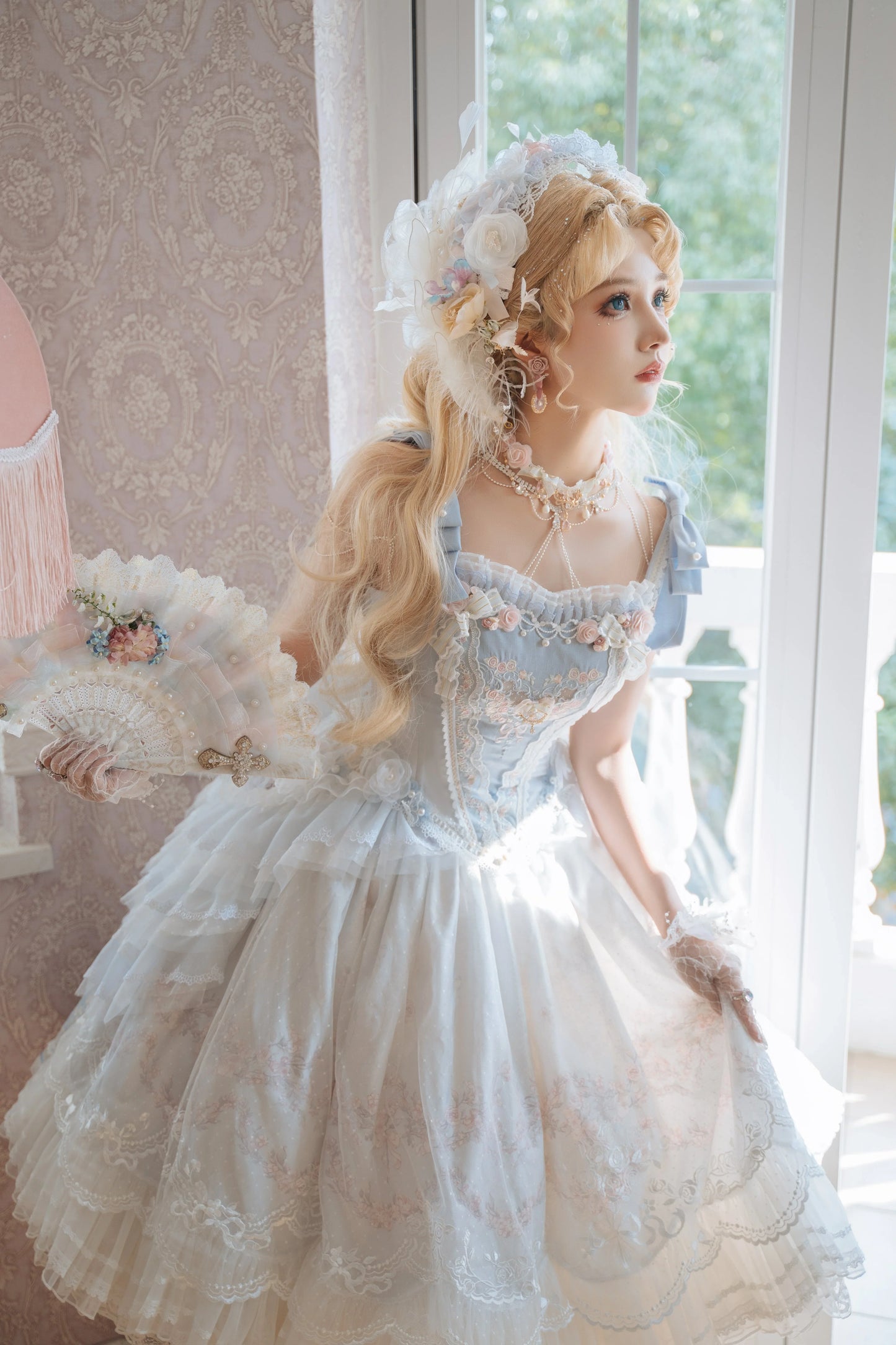(BFM)Garden Cat~Dreamy Dance Gorgeous Lolita JSK and SK