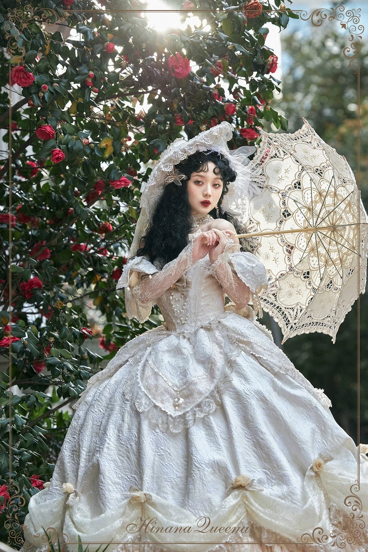 Hinana Queena~With Belle~Bridal Wedding Lolita OP Dress Available for Custom Size