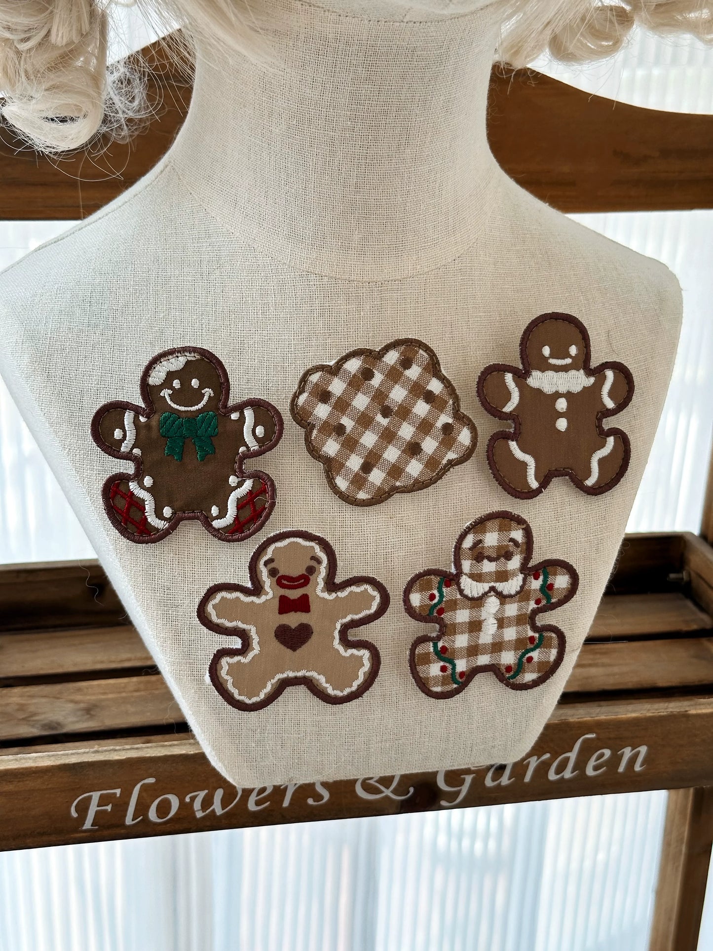 Babyblue~Bear Honey~Sweet Lolita Accessory Gingerbread Man Design