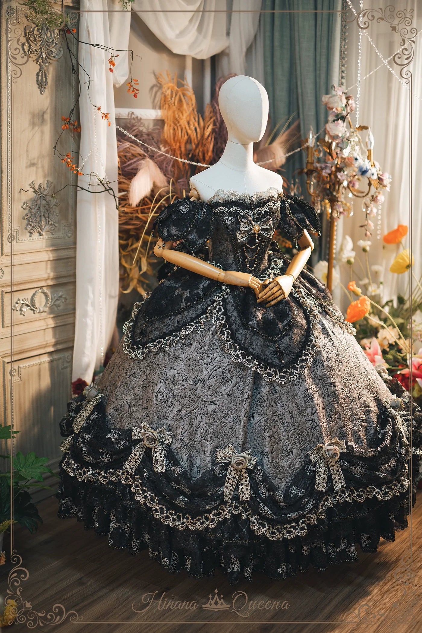 Hinana Queena~With Belle~Bridal Wedding Lolita OP Dress Available for Custom Size