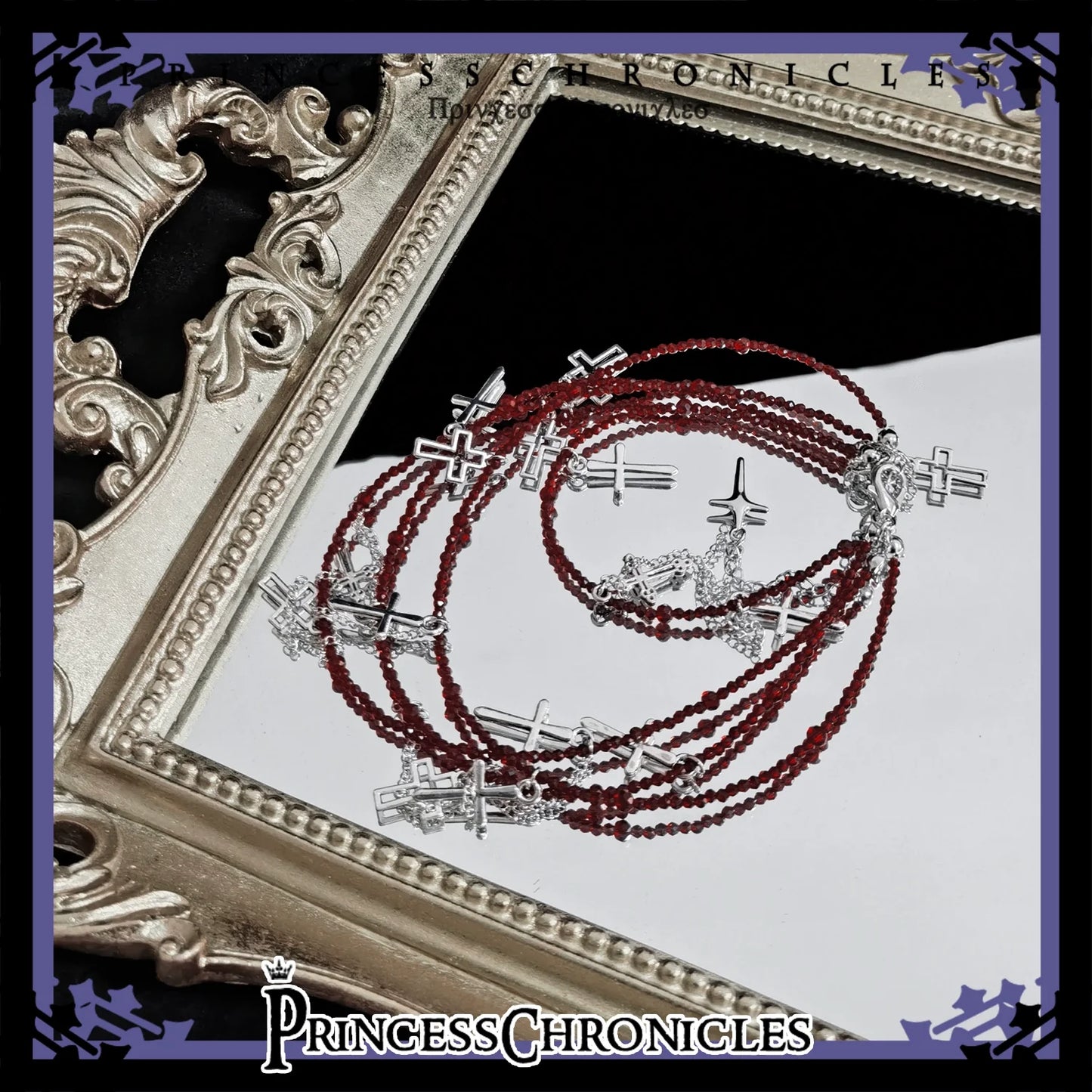 Princess Chronicles~Divine Covenant~Ouji Lolita Accessory Set Necklace and Bracelet