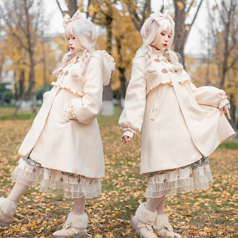Fairy Cat~Sweet Lolita Coat Autumn and Winter Lolita Outwear