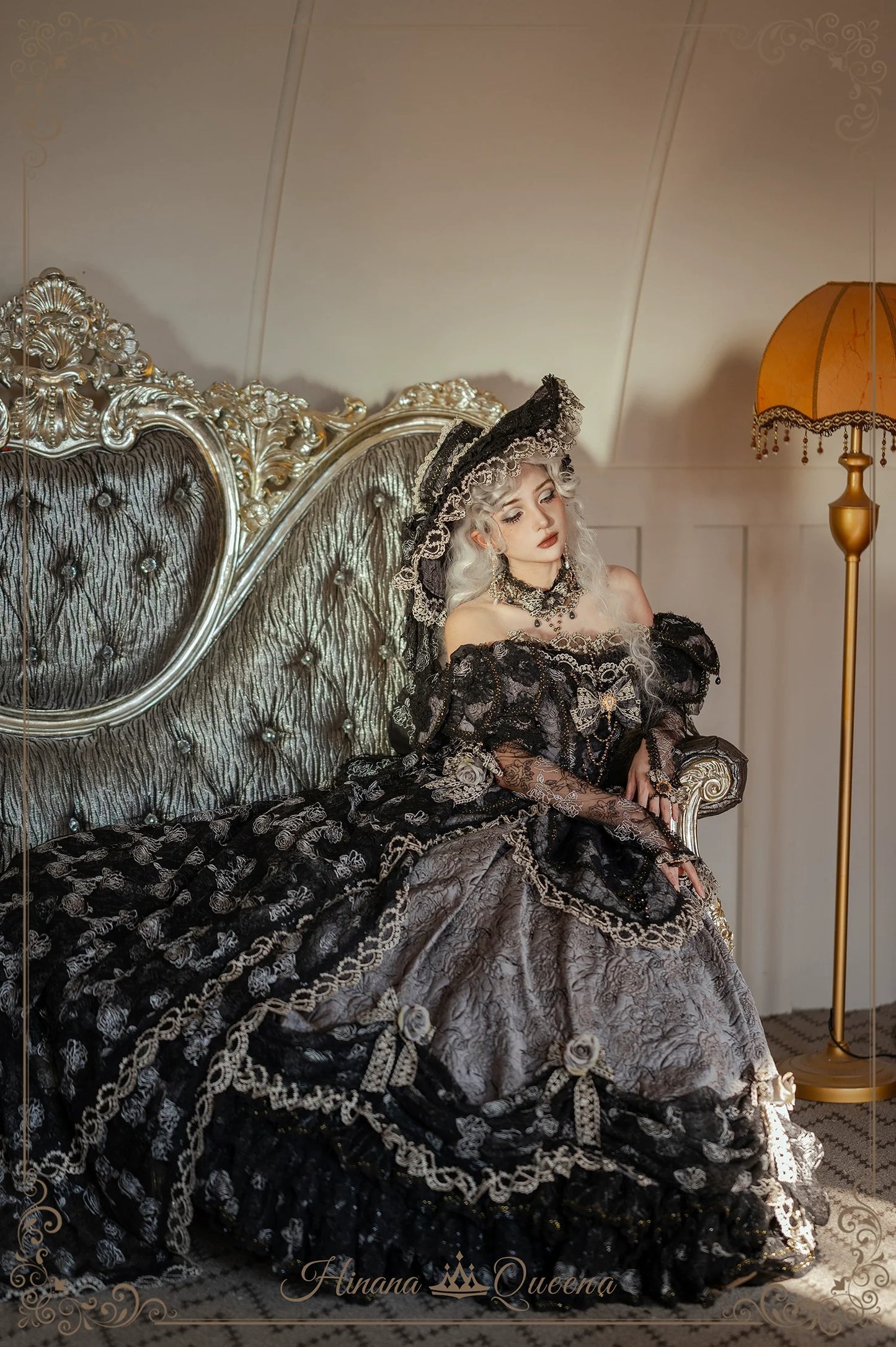 Hinana Queena~With Belle~Bridal Wedding Lolita OP Dress Available for Custom Size