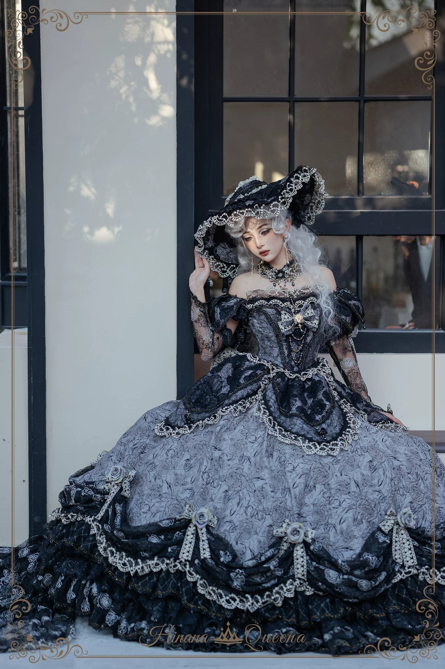 Hinana Queena~With Belle~Bridal Wedding Lolita OP Dress Available for Custom Size