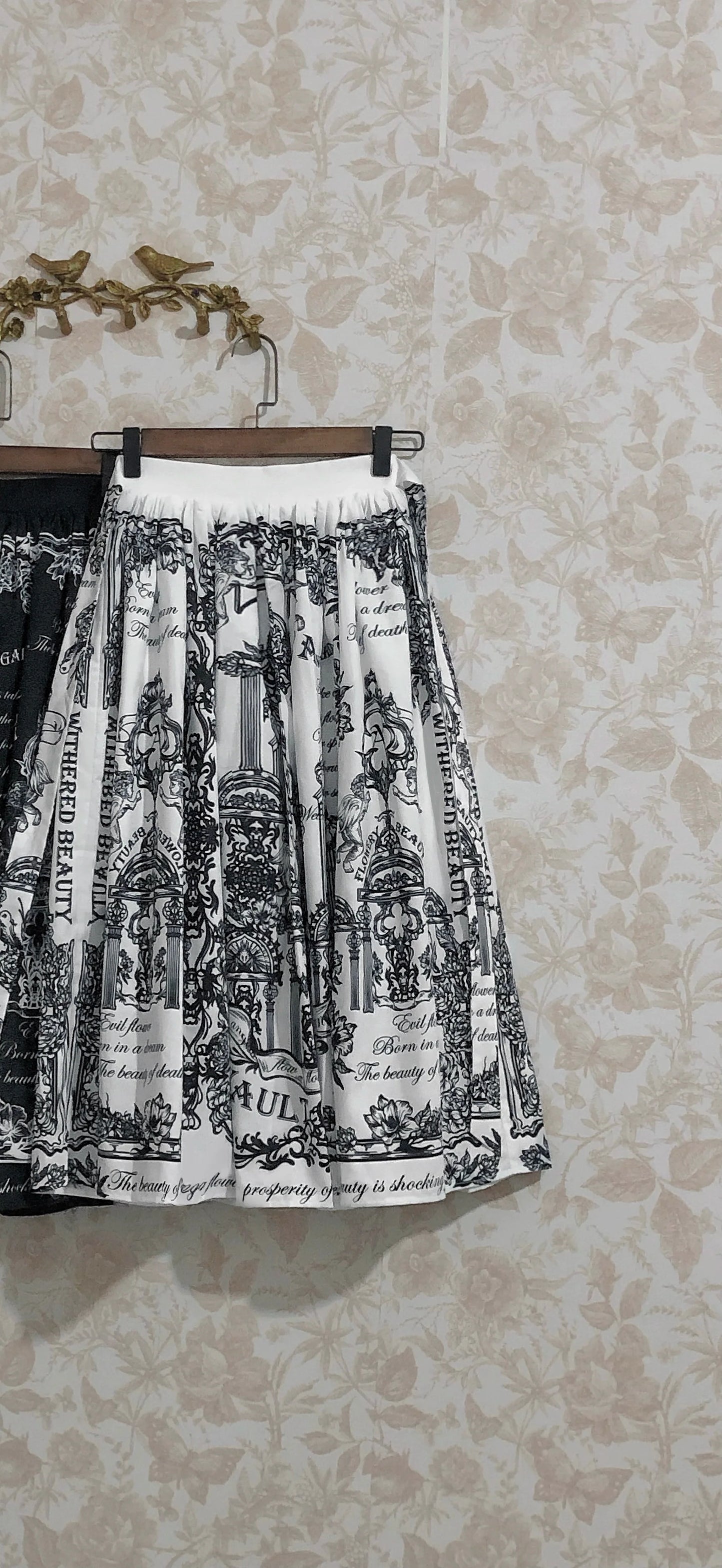Vault Design~Angel Garden~Classic Lolita SK A-line Printed Lolita Skirt